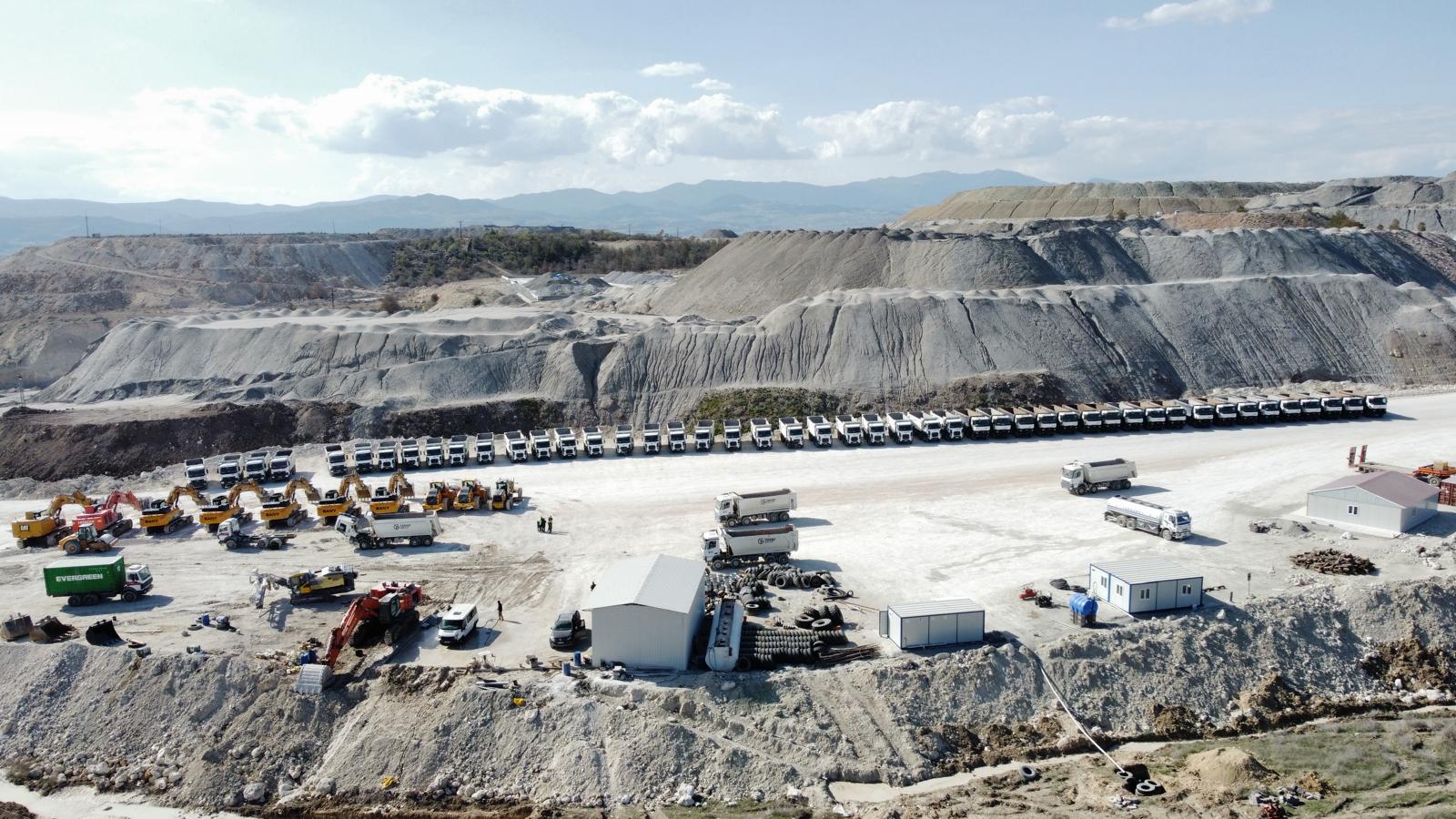 Eti Maden Hisarcık Açık Ocağında Dekapaj Yapım İşi